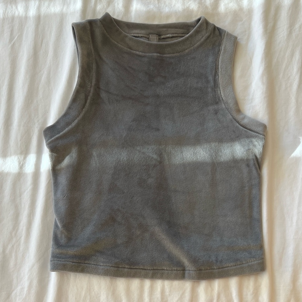 SKIMS Velour Cropped Tank